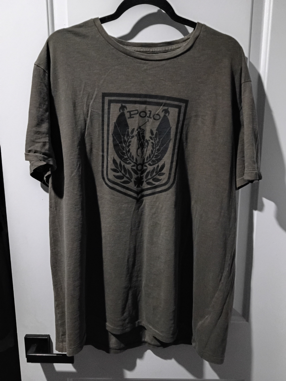 Polo by Ralph Lauren Olive Green Graphic Crewneck T-Shirt XL